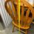 Oak Pedestal Dining Table with Leaf and 6 Chairs 11 thumbnail