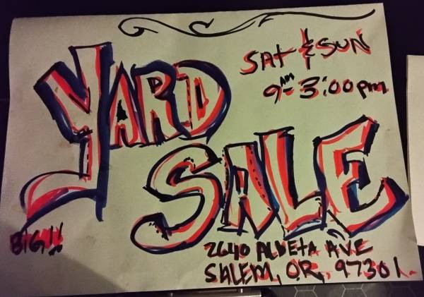 Yard Sale 1