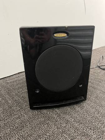 Powered Velodyne DLS R sub woofer speaker bass amplifier 1