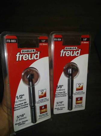 Diablo  Freud Forstner Drill Bitbit 1/2 and 5/8 at 5/16-Inch Shank 1