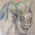1930s 6-1/2 ft. Art by EDGAR BOHLMAN, "Garde Noire du Sultan" 15 thumbnail
