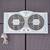 Holmes dual twin 8" blade window fan with LED One Touch thermostat 1 thumbnail