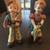 Vintage Boy and Girl Bisque Figures 1 thumbnail