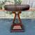 Neoclassical Style Oval Mahogany Lyre Base Table 2 thumbnail