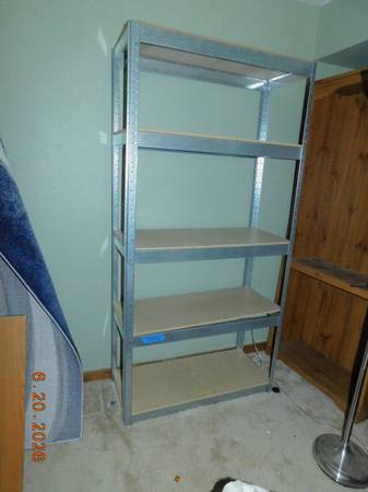 Stackable Metal Garage Shelves - very sturdy - at least 5 shelf units 1