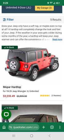 Jeep hardtop 1