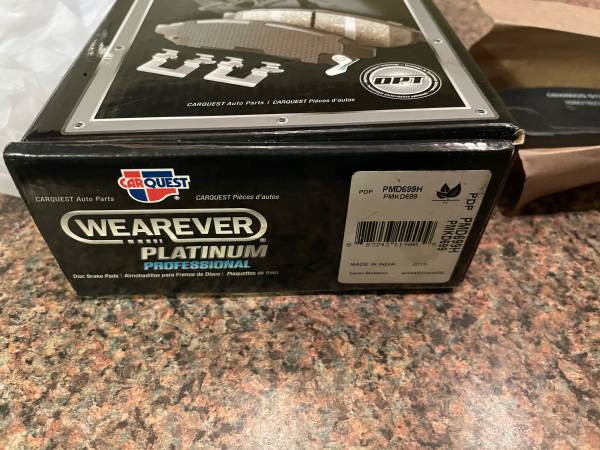 Carquest brake pads, lifetime replacement 99-04 GM - $38 (Lombard)63471432835585120