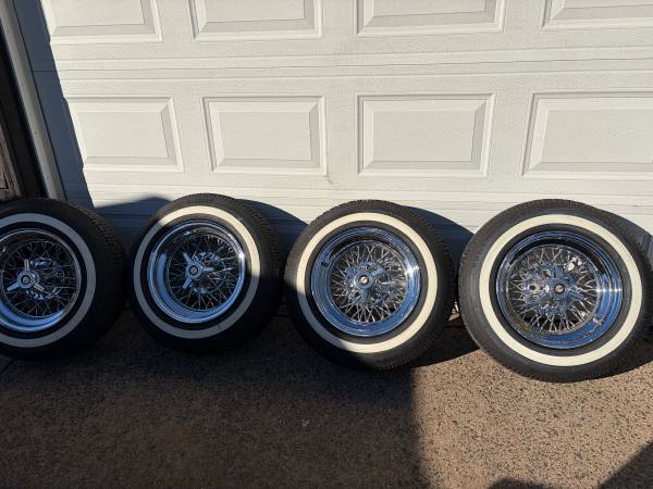 Wire wheels and tires 1