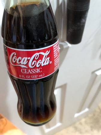 Vintage Coke Bottles with coke designer label 1