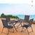 Costway 5 PCS Patio Dining Furniture Set Armchairs Folding Table No Assembly 1 thumbnail