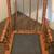Tell City spooled solid maple wood glider rocker Colonial Revival 17 thumbnail