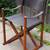 1950'S MOGENS KOCH INTERNA DENMARK SEMI FOLDING LEATHER SAFARI CHAIR R 3 thumbnail