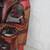 Vintage African Hand Carved Wooden Tribal Mask Wall Art 14 " Height 6 thumbnail