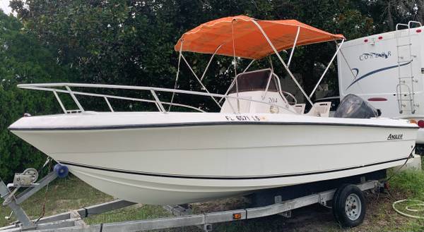 2001 Angler 204 Centro de consola con motor fueraborda Yamaha de 150 y remolque - $8600 (Hudson)63438840977155123