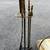 Brass Fireplace Tool Set 4 thumbnail