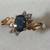 NEW 14K Sapphire & Diamond Ring 2 thumbnail
