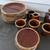 Large Brown Drip Pottery Lot, Hull & Roseville 6 thumbnail