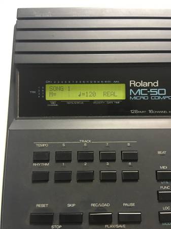 ROLAND MC-50 MICRO COMPOSER + 23 FLOPPY DISKS, MANUALS, POWER ADAPTER - $240 (SE Portland)63471430577539122