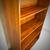 Beautiful refinished mid century modern walnut bookshelf 5 thumbnail