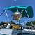 16’ x 8’ RESTORED pontoon boat and NEW 9.9 4stroke EFI outboard motor 6 thumbnail