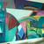 LARGE MODERN SIGNED ABSTRACT PAINTING 9x7'  Acrylic on canvas 1 thumbnail