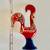 Hand-Painted Portuguese Good Luck Rooster Figurine 5.5 inches tall 3 thumbnail