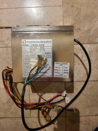 Working AT power supply with switch pinout 1