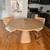 Article Solid Wood Round Dining Table with Pedestal Base (ALL INFO IN DESCRIPTIO 1 thumbnail