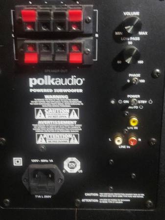POLKAUDIO PSW110 SUB - $75 (Reno)62970103438723121