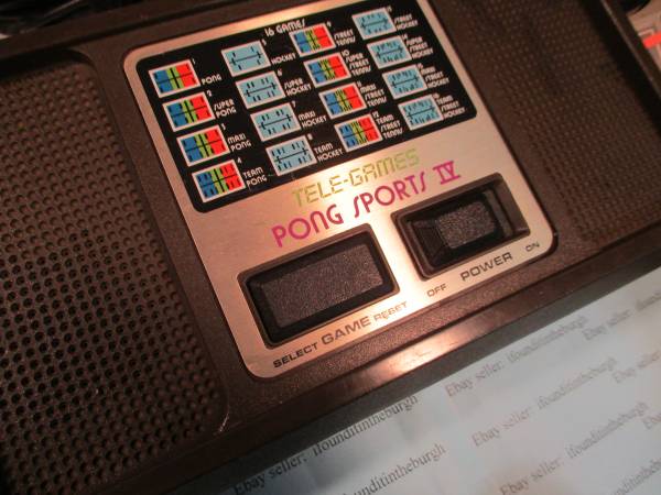 (Sears) Atari Pong Console with 4 controllers. **SEE PICS** 1