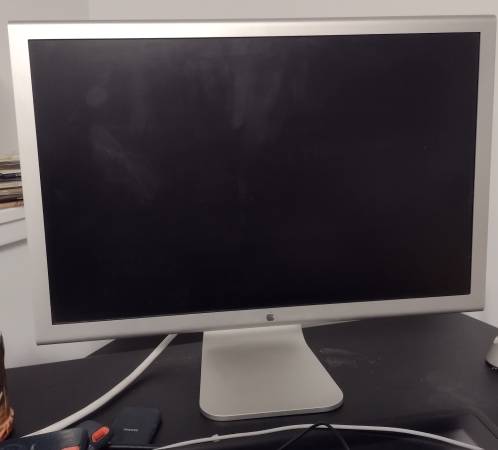 Apple 23" Cinema Display - With power supply and cords 1