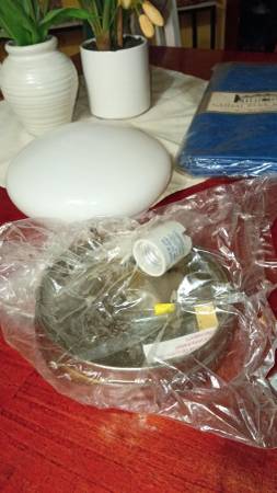 Flush-Mount Ceiling Light Fixture - Dome Shade - $15 1