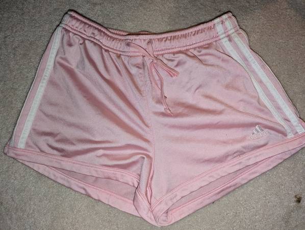 pink shorts adidas gay twink boy cute thin gym pe workout small petite 1
