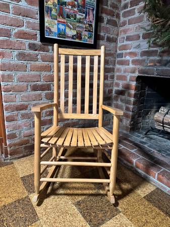 Solid wood rocking chair 1