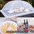 Large Pop-Up Insect Proof White Mesh Food Cover - 1pc 1 thumbnail