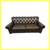 Ethan Allen Chadwick Tufted Leather Sofa 1 thumbnail