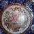 Royal Blue Hand Painted Raised Flowers Plate 5 thumbnail