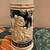 Antique Vintage German Beer Stein Mug Pottery Hunting Man Dog Blue 1 thumbnail