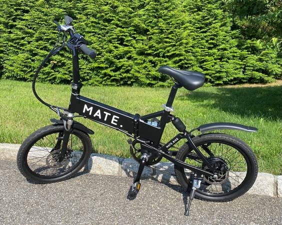 Mate S Model Electric Folding Bike 20mph 55 Miles Range, Tuned by REI 1
