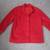 Red Wool Jacket - Retro 1970s - Size 10 1 thumbnail