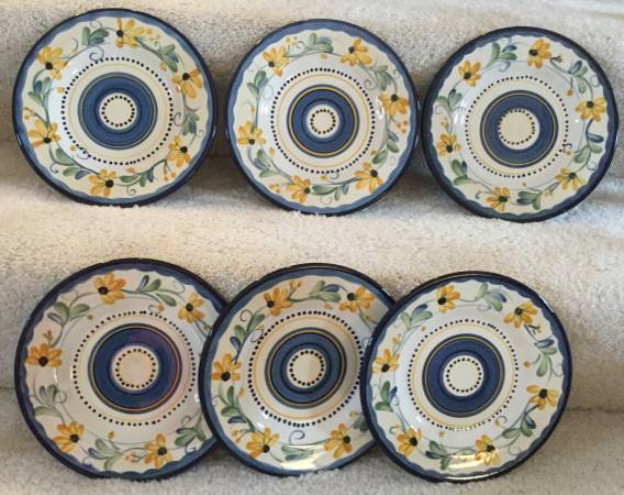 6 salad - dessert plates / dishes 1