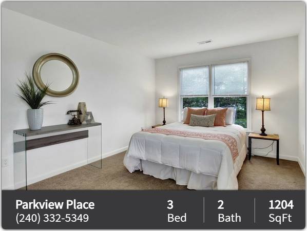 $1,593 / 3br - 1204ft2 - Parkview Place - Beautiful 3 bed, 2 bath in a serene setting! (Hagerstown - East of Downtown)63896035967235121