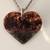 Orgonite Heart Pendant,Amethyst Garnet Copper Resin, High Vibration Je 4 thumbnail