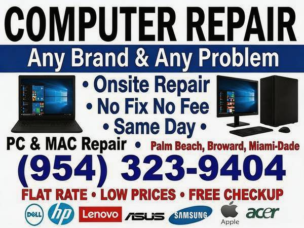 ✅ Onsite Computer Repair – Printer | Network | Mac & PC | Fast Support 1