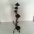 Black wrought iron candelabra 5 taper candle holder rustic goth center 8 thumbnail