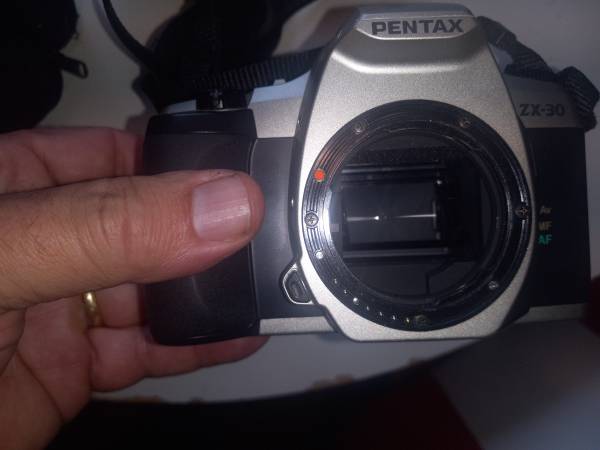 Pentax ZX-30 35 mm camera with zoom lens - household items - by