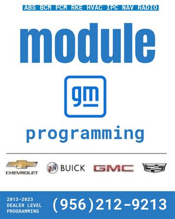 GM module Programming Dealer Level Programming Abs Bcm PCM RKE Radio 1