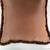 Decorative Down Throw Pillow - Brown and Tiffany Blue Taffeta 4 thumbnail