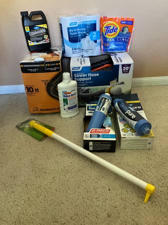 MISC. RV ITEMS HALF PRICE (SELLING OUR RV) 1