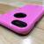 iPhone SE3 SE2 8 7 Pink Case Slim Grip Apple Logo Cutout Design 2 thumbnail